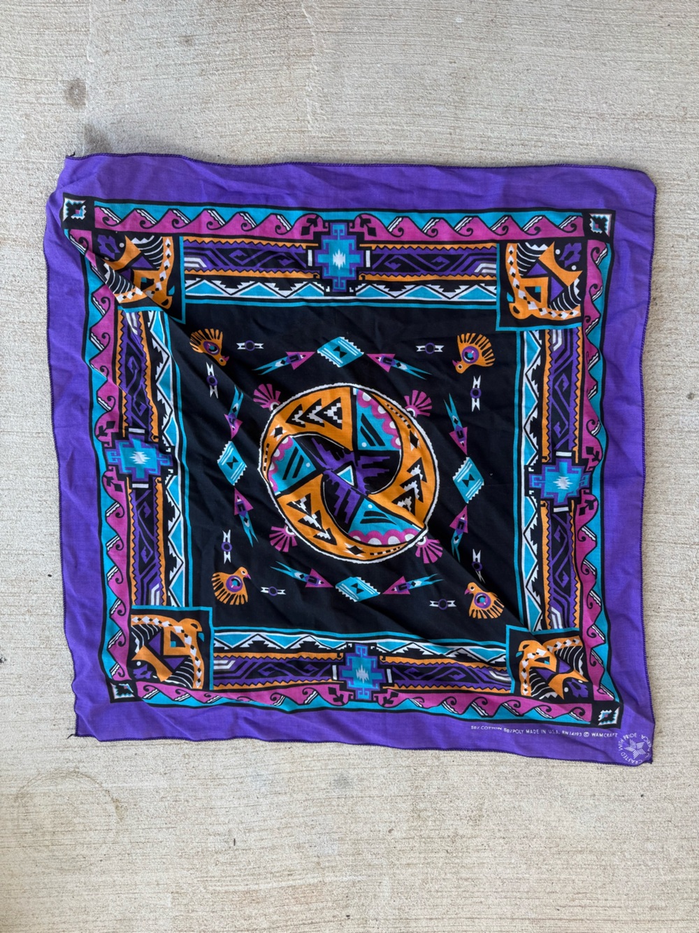 Vintage Wamcraft Bandana Scarf